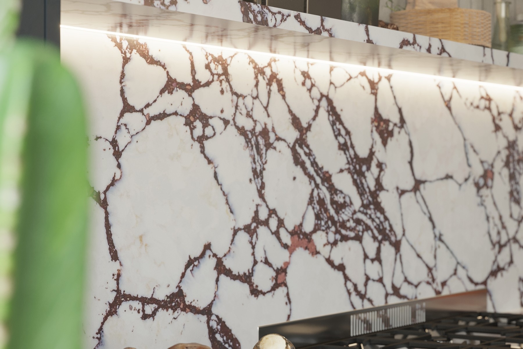 M1339 Calacatta Burgundy