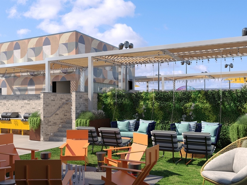 SM1071 Grill Tops Core Spaces Hub Student Housing Cincinnati,OH